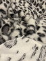 Aberto Design Funda para Sofá Leopar Gris y Negro 150 x 100 cm